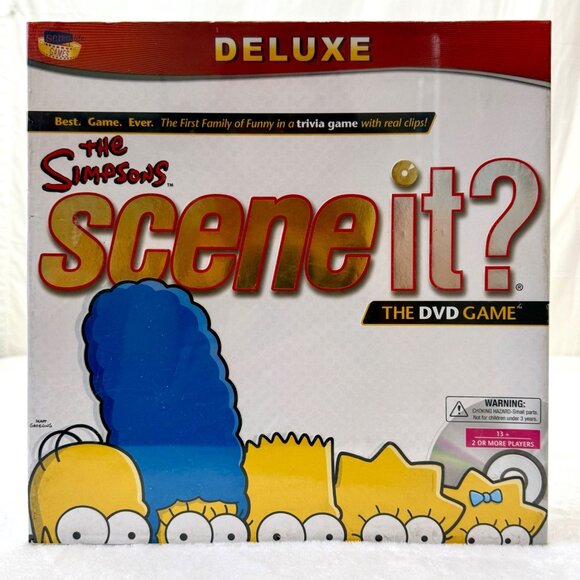 The Simpsons Scene It Deluxe The DVD Game 2009 Screen Life Games - Picture 1 of 4